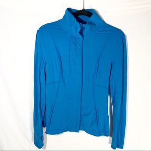 Lucy Athletic Jacket Turquoise Size S